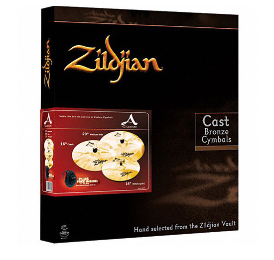 Zildjian A Custom 4 Pack Matched